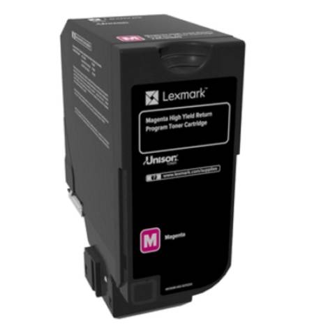 Lexmark 74C2HM0 CS725 Magenta Return Programme 12K Toner Cartridge