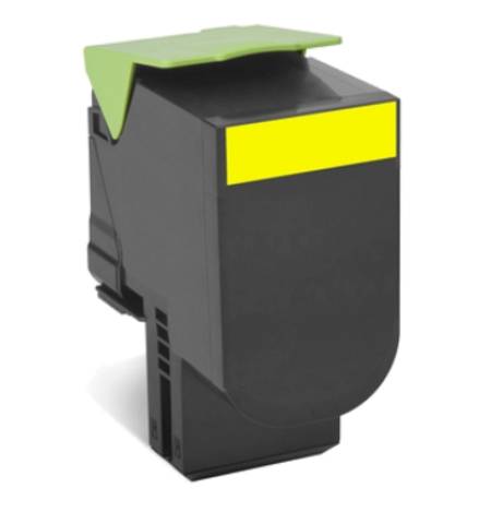 Lexmark 80C2XY0 CX510 Yellow Return Programme 4K Toner Cartridge